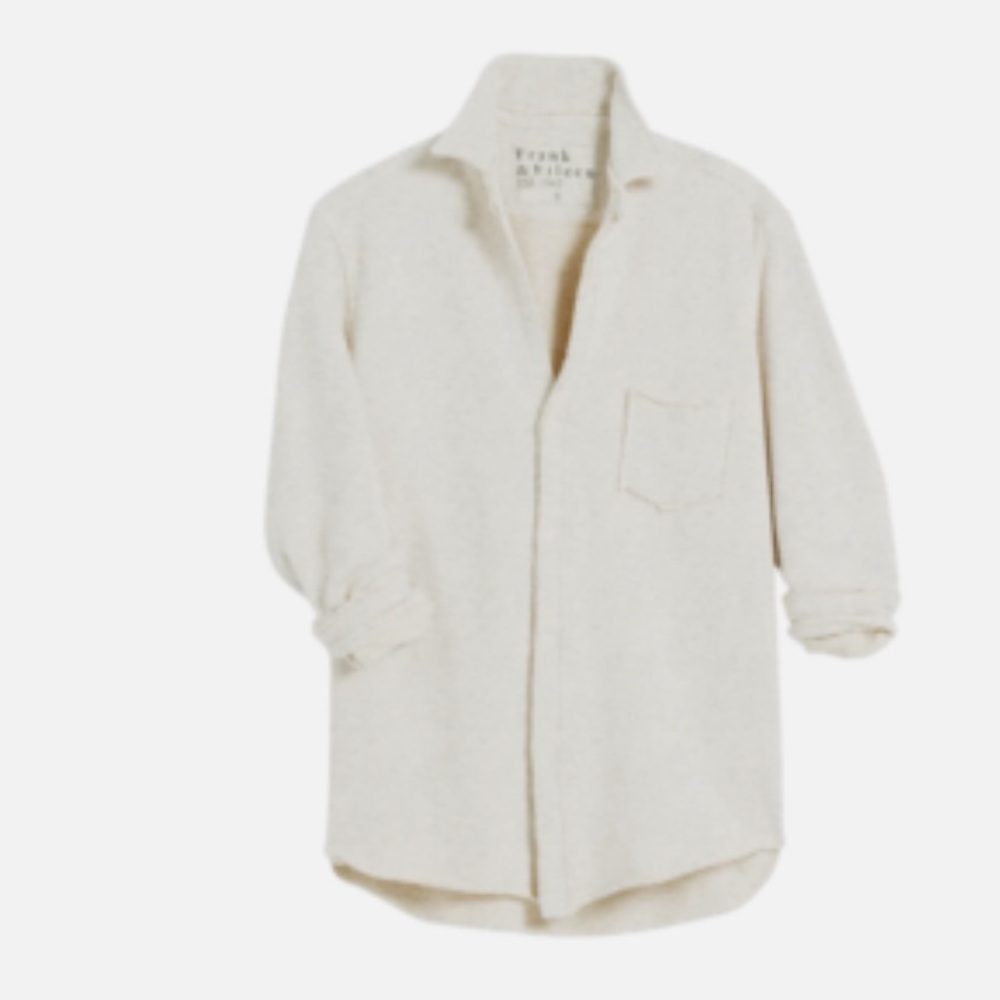 CREAM FRANK AND EILEEN Triple Fleece Eileen, New,MSRP $288.00, Current Season - Picture 2 of 14